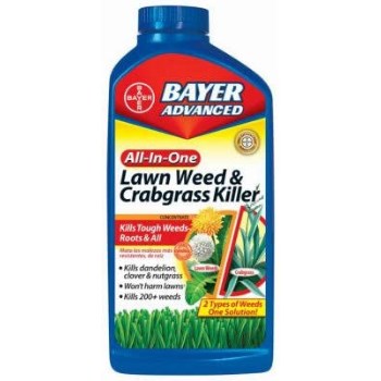 Bayer Advanced BY704140A All-In-One Lawn Weed & Crabgrass Killer Concentrate ~ 32 Oz