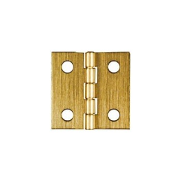 National 211342 Solid Brass/Antique Brass Broad Hinge, Visual Pack 1802 1 x 1  inches